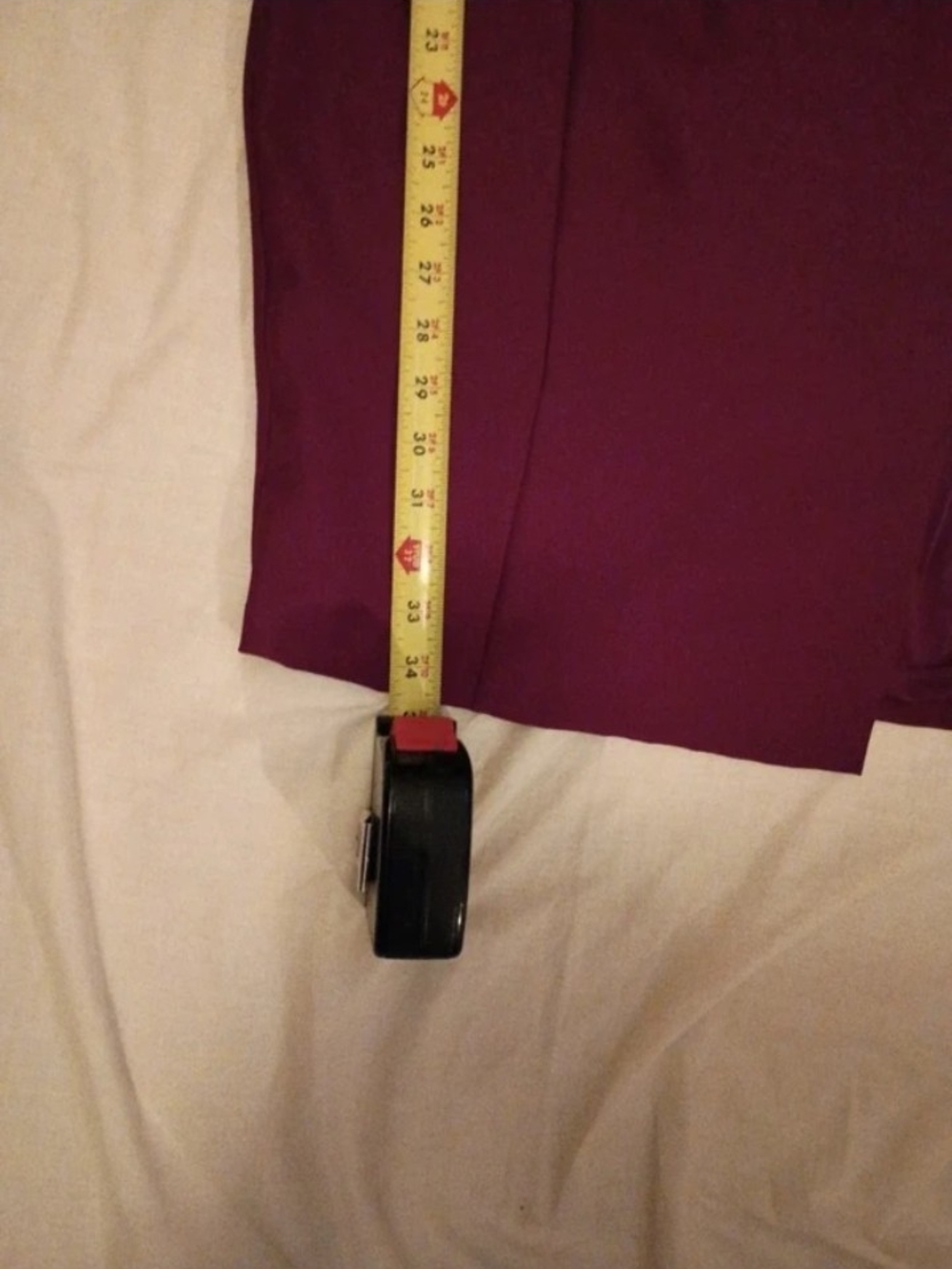 VENUS Purple/Burgundy Ruffled Sleeve Women’s Dress SEE MEASUREMENTS FOR SIZING - Picture 9 of 10